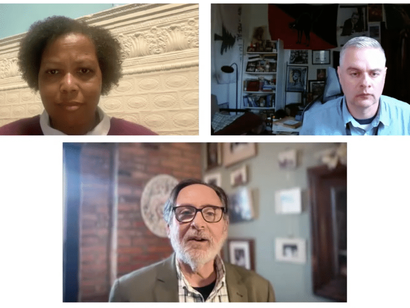 Hall Monitor co-hosts Denise Clay-Murray, Larry McGlynn and Lance Haver.