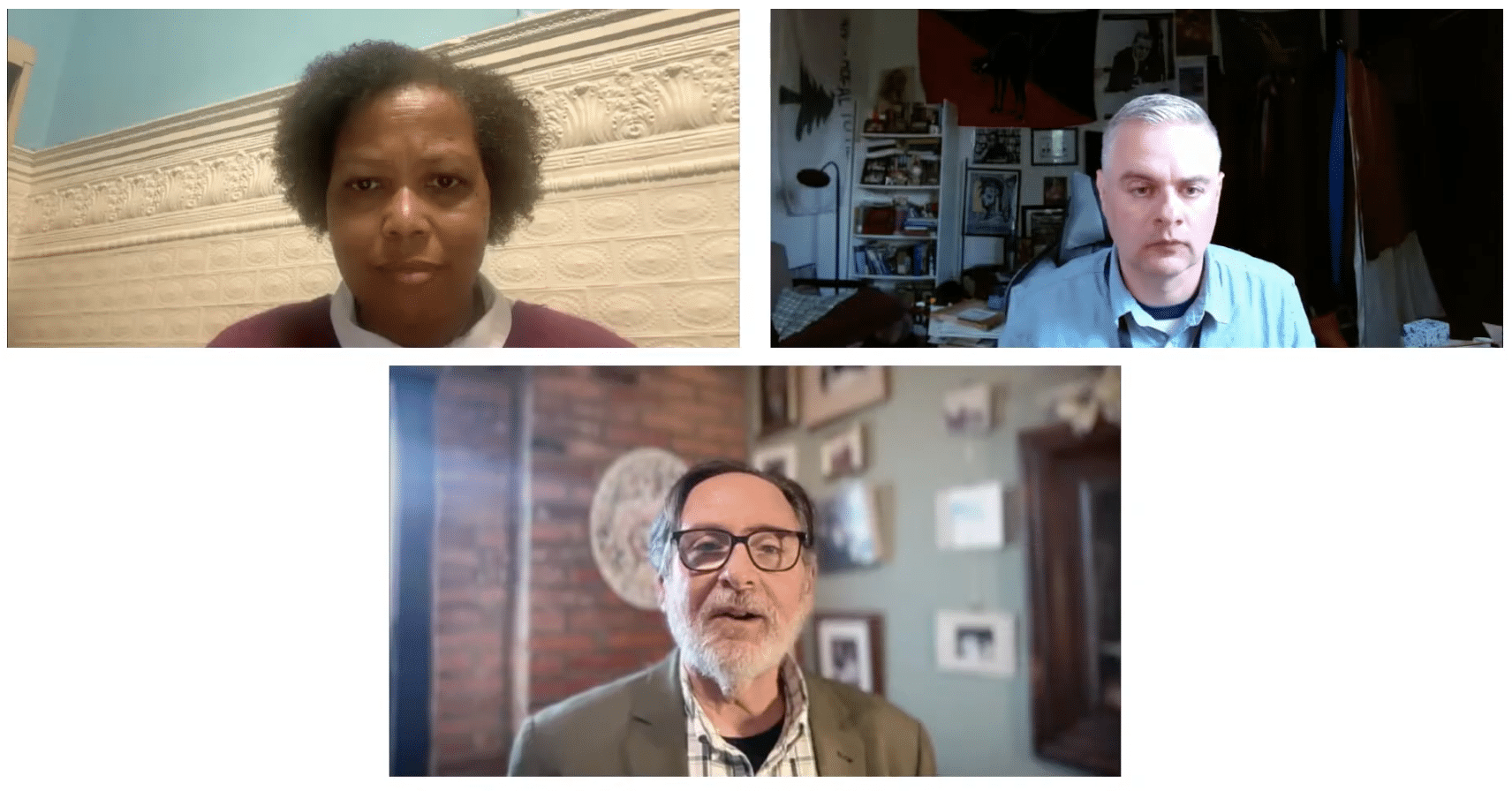 Hall Monitor co-hosts Denise Clay-Murray, Larry McGlynn and Lance Haver.