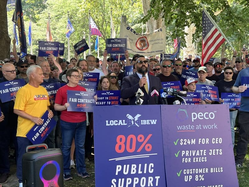 PECO Workers Prepared to Strike on July 4th
